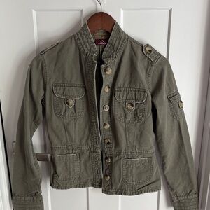 Jordache Olive Cotton Jacket